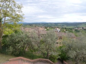 Blick über San Gimignano