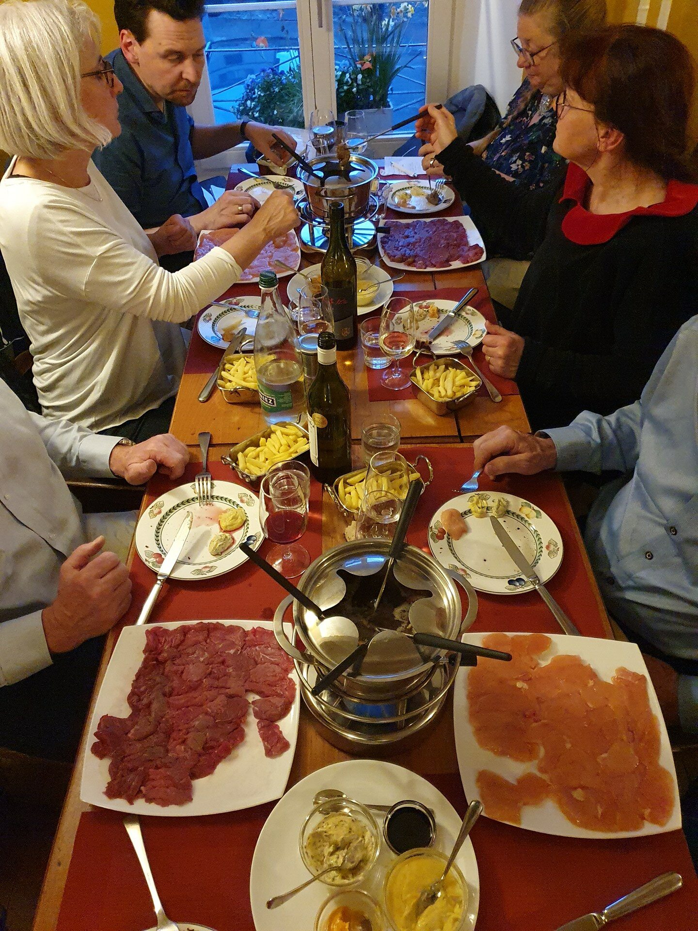 FuW-Weinreise 2022 Schweiz Tag 1 Foto 24 Abendessen