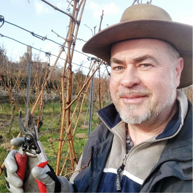 Michael Reuther im Weinberg