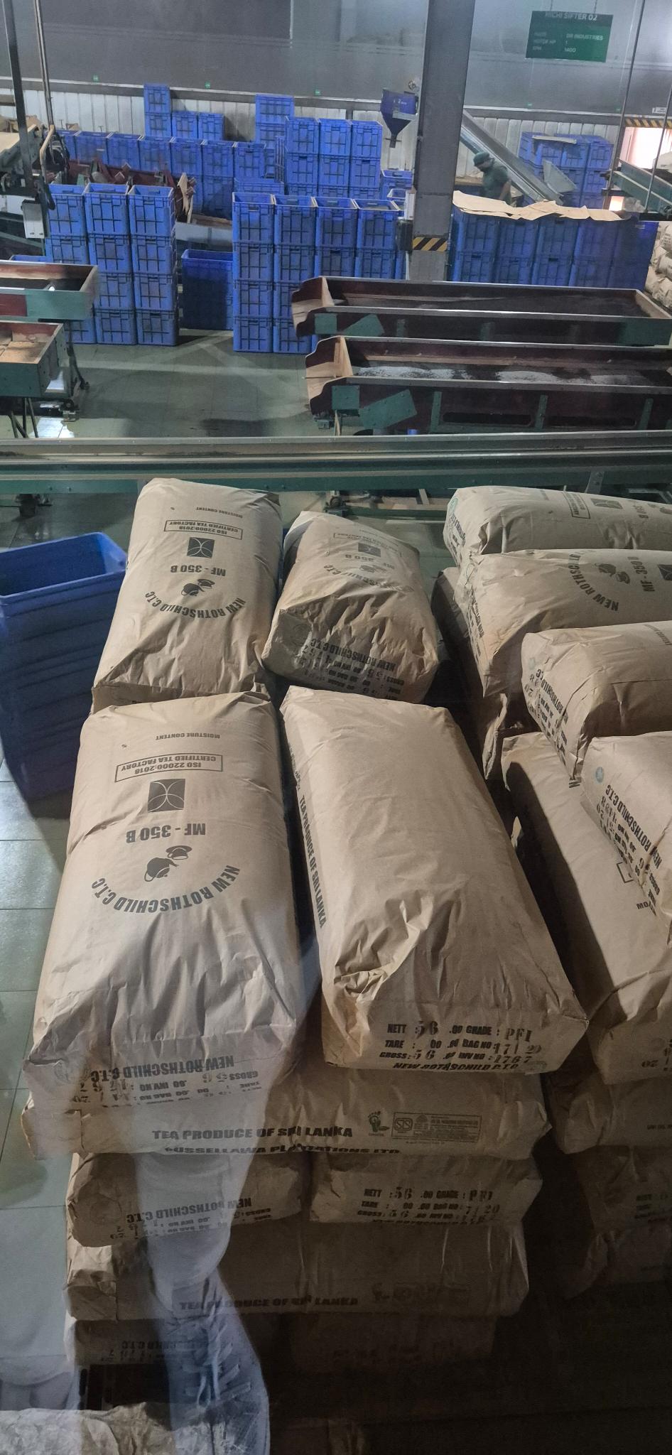 Verpackte Teesäcke fertig zum Versand - Product of Sri Lanka