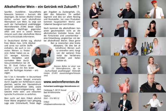 FuW Anzeige in der Vinum 2019/05