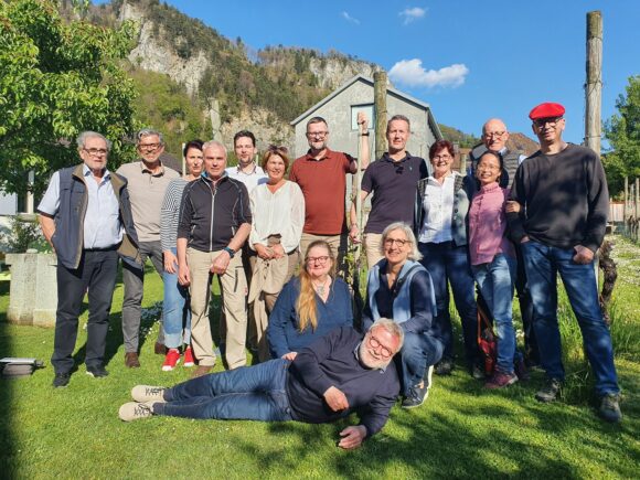 Reisebericht Tag 4 der FuW Wein-Fachstudienreise in die Schweiz 2022 Nr. 26 Abschied nehmen bei Weingut Hermann, Fläsch