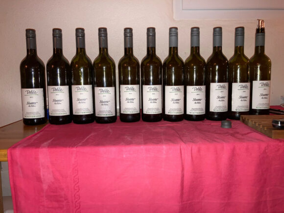 Weinverkostung Silvaner-Vertikale 2011-2021